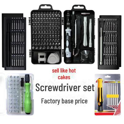 Versatile Screwdriver Set: 115-in-1, 25-in-1, 32-in-1, 6-in-1 Combination