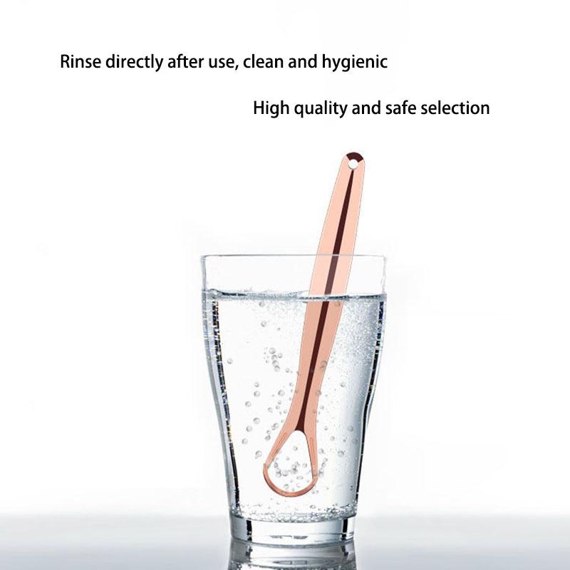 1/2/4/10/20/50Pcs Stainless Steel Tongue Scraper for Bad Breath Tongue Coating Cleaner Oral Care Tools Large Small