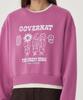 COVERNAT WOMAN Circus Graphic Sweatshirt Magenta