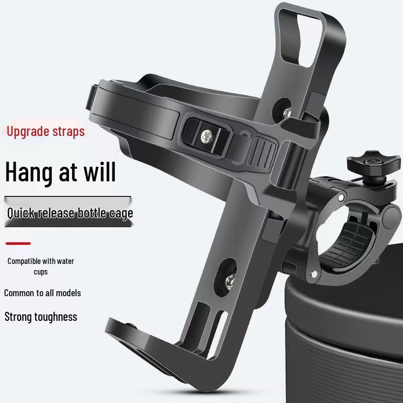 Quick Release Strap Bicycle & Motorcycle Water Bottle Holder