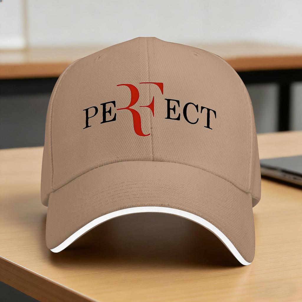 Berretto da Baseball Casual Estivo Logo Squadra Roger Federer Cappellino Trucker Sport Outdoor per Adulti Unisex Regolabile Berretto Snapback alla Moda
