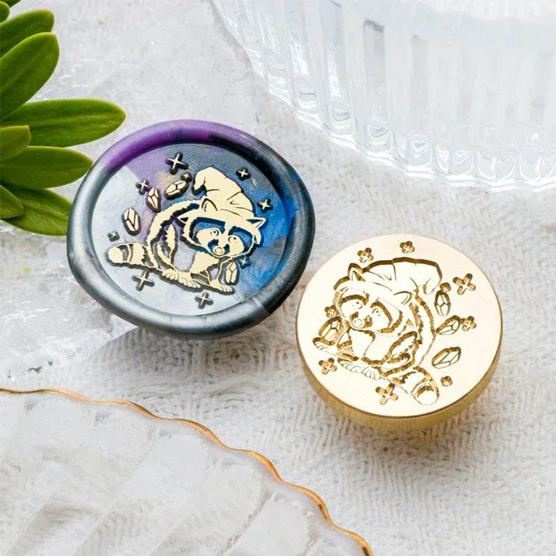 sealing stamp head  Animals Engraved Brass Seal stamp DIY scrapbooking Party gift invitation letter craft supplies ZT0136