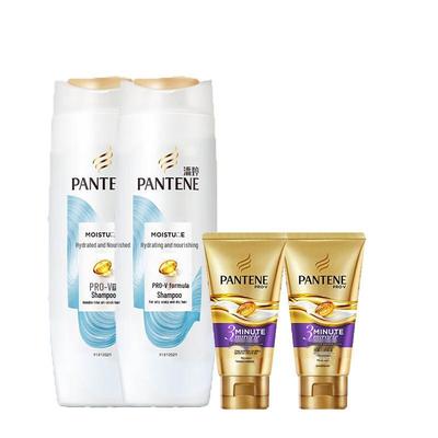 Pantene Daily Moisture Renewal Shampoo & 3-Minute Miracle Conditioner Pack