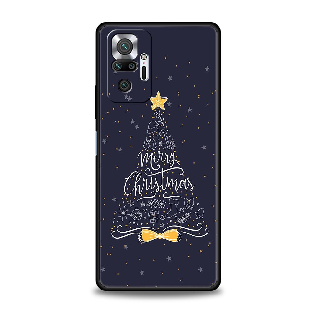 Merry Christmas Tree Phone Case For Xiaomi Redmi Note 14 13 12 10 11 Pro Plus 14C 13C 12C 10C 9C 5G Soft TPU Cover