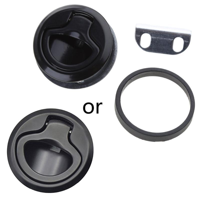 1Pieces Marine Hatch Locking Locker plastic zinc alloy Boat Flush Pull Hatch Slam Latch For Boat Deck Hatch Locking RV Parts