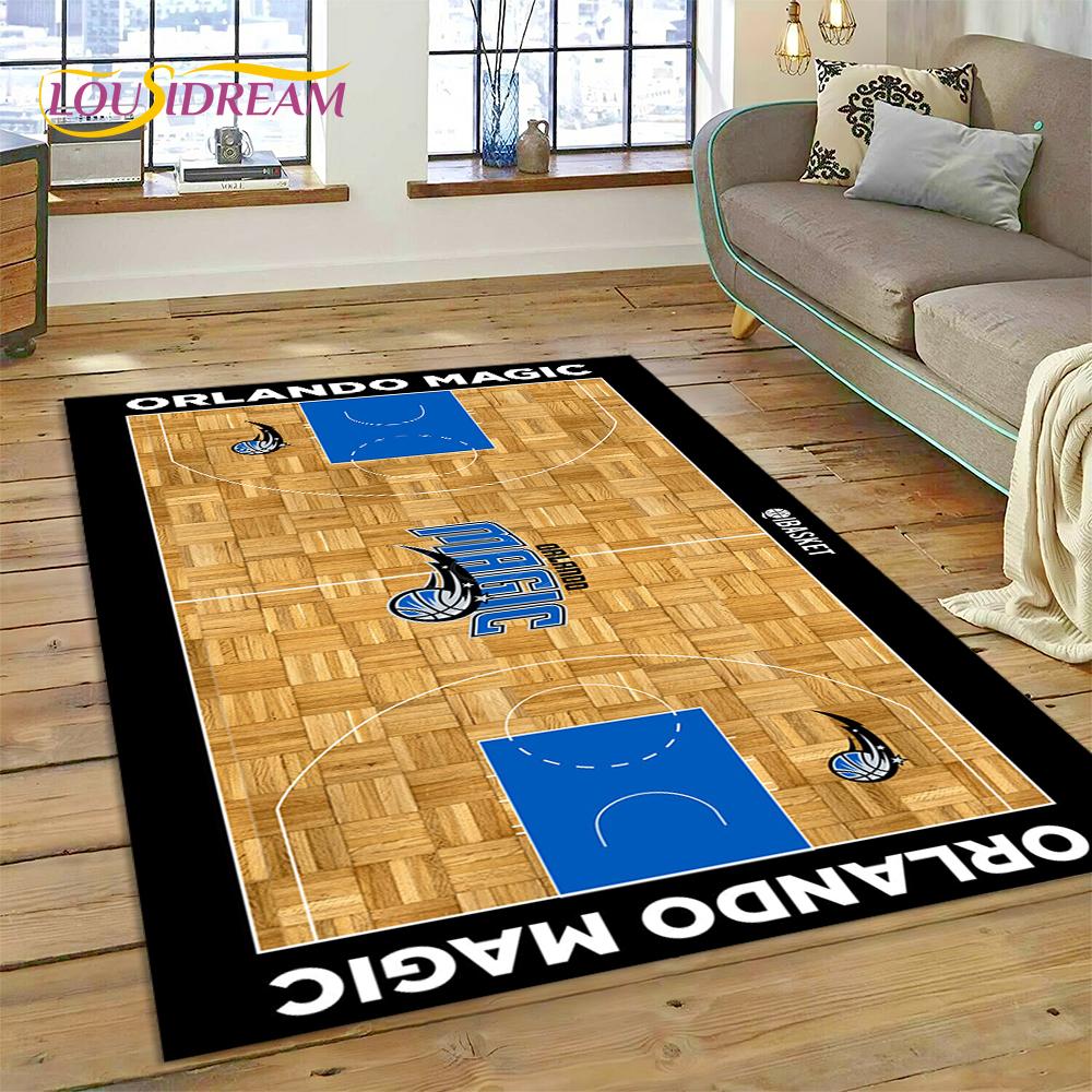 3D America Basketball Court Team Customized Rug Carpet for Living Room Bedroom Decor,Non-slip Decoration for Sofa Doormat Gift