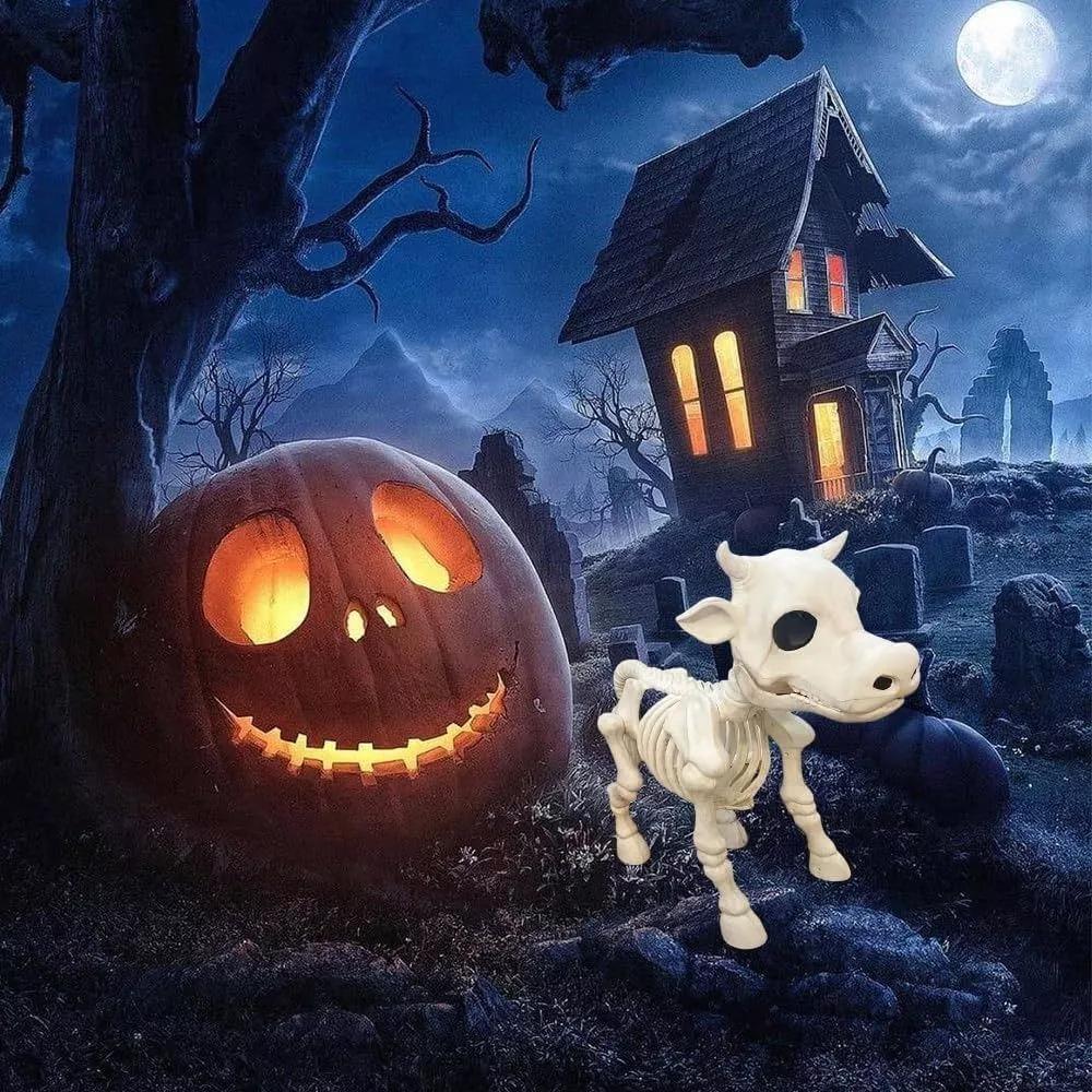 Animal Skeleton Horse Skull Cow Skeleton Prop Party Decorations Bone Ornaments