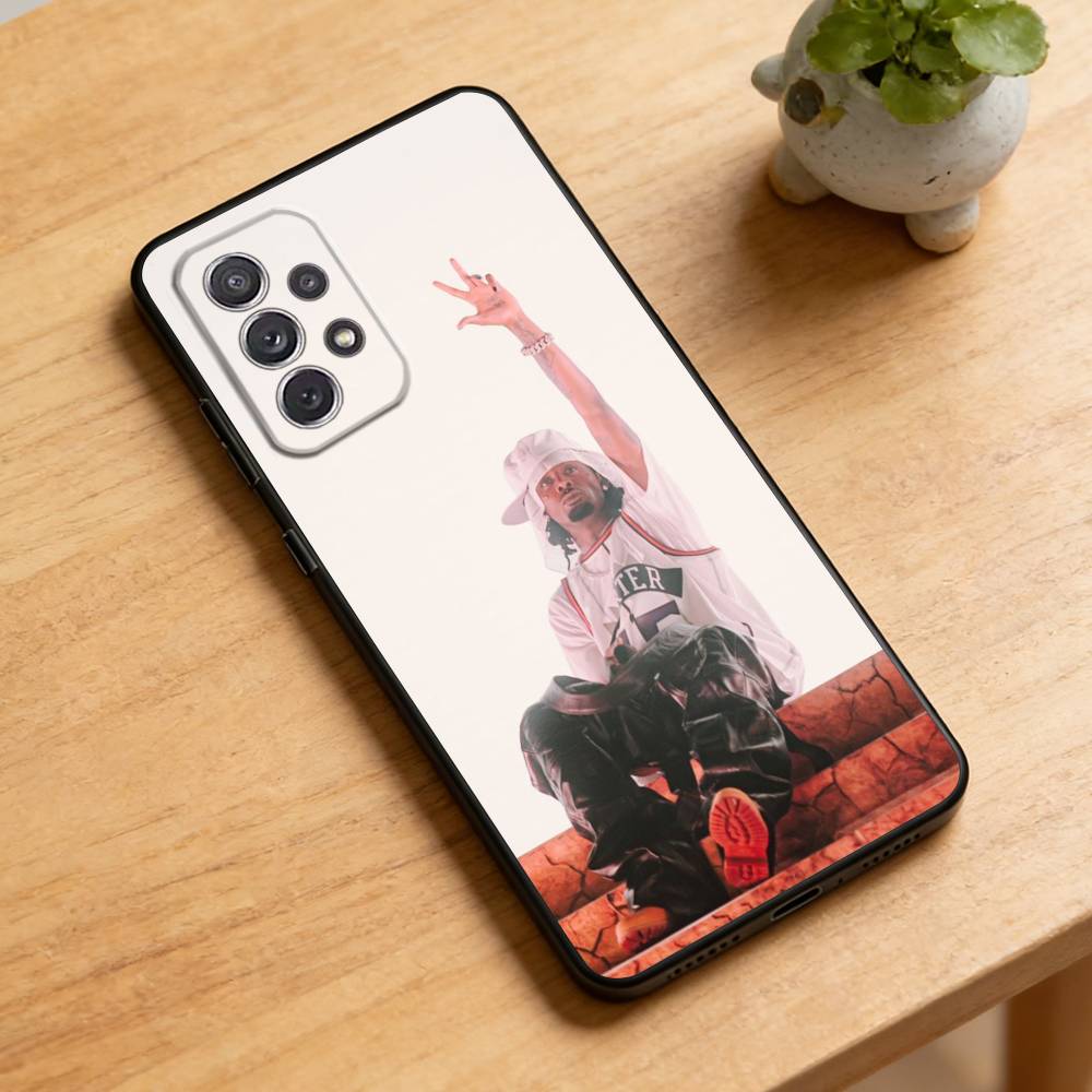 Singer P-Playboi C-Carti Phone Case For Samsung Galaxy A73,21,22,32,71,53,52,51,80,5G Soft Black Cover
