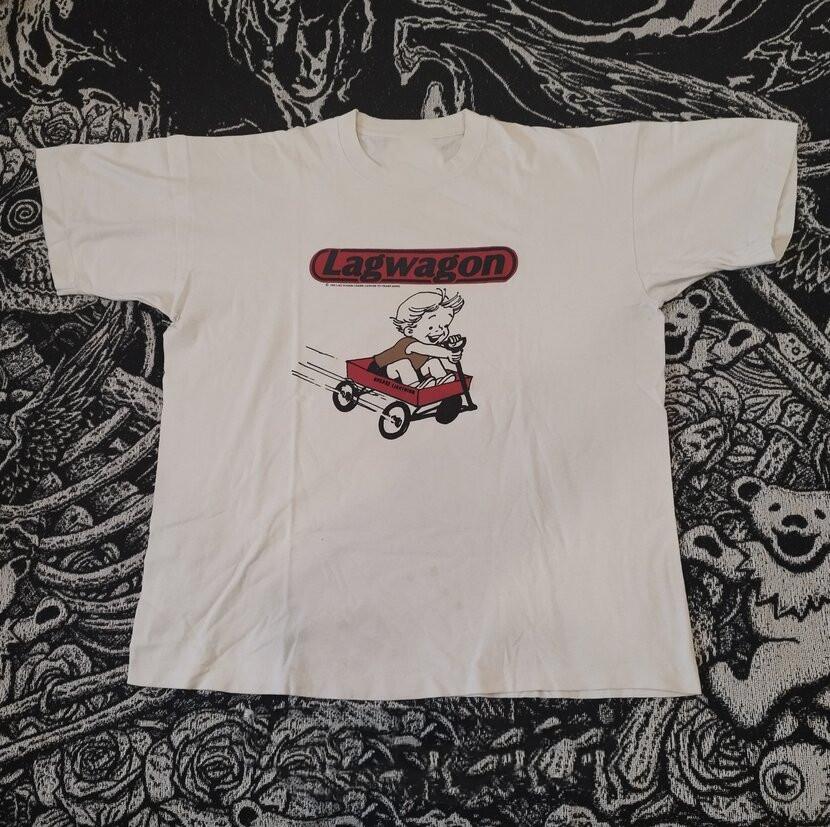Lagwagon Music For Lovers White T-Shirt Cotton Full Size NT69 S