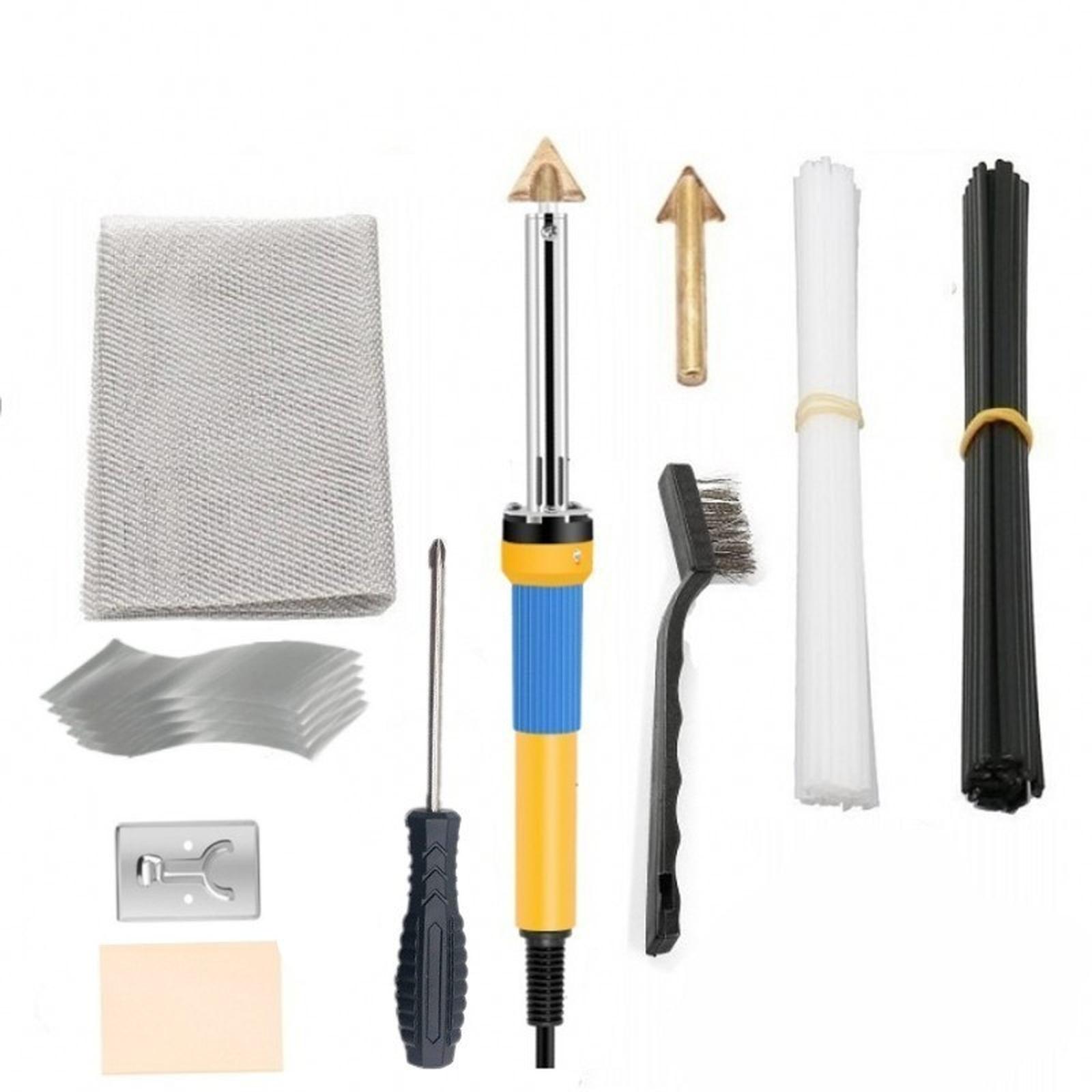 

Набор инструментов для сглаживания пластиковых трещин и повреждений, 80 Вт, набор инструментов для покраски бампера и кузова, синяя рукоятка One Size