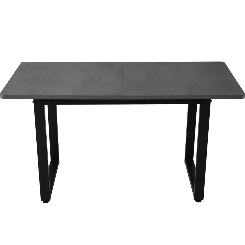Flieks Dining Table Industrial Style, Modern Kitchen Table for Living Room and Dining Room