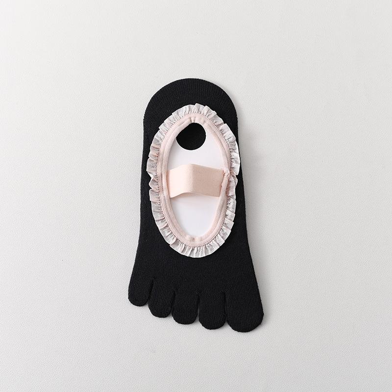 Five-finger Yoga Socks - Children s Spring/summer Sports Anti-slip Pilates Summer Split-toe Socks - Boat Socks 1 pair