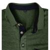 Men’s Short Sleeve Polo Shirt with Chest Pocket Classic Fit Soft Cotton Fabric Three Button Placket Casual Top