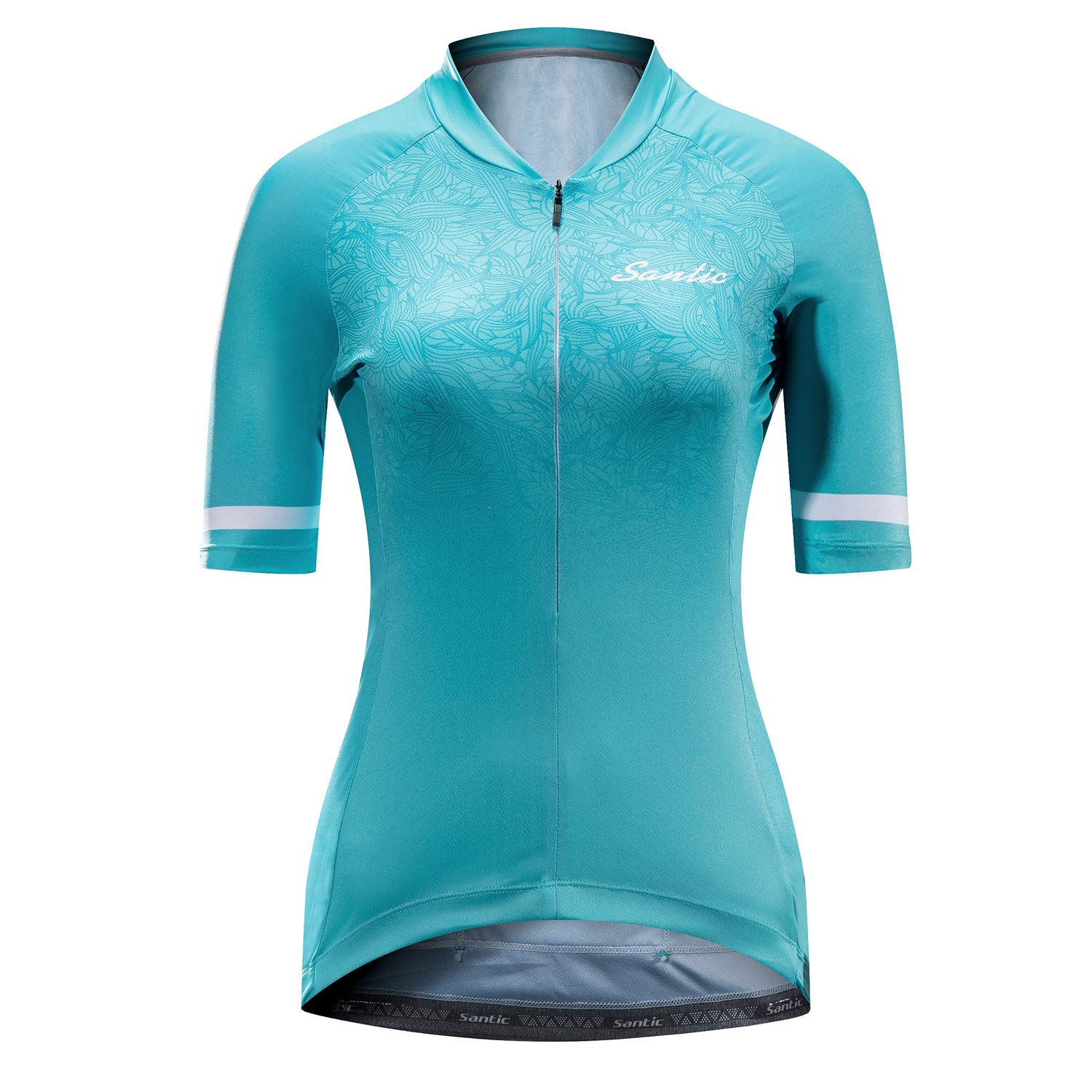

Santic Women s Short Sleeve Cycling Jersey, Blue, Size XXXL