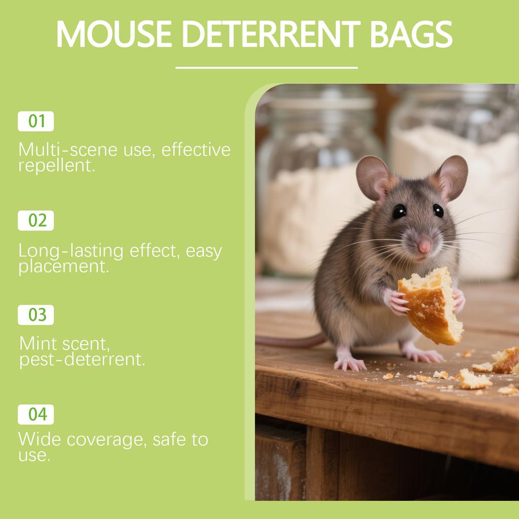 Pest Pack, Mint Smell Long-lasting, Suitable For Home, Terrace, Camping And Garage.