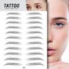 3D Polyester Transfer Eyebrow Sticker Waterproof Brow Decal for Girls Women Makeup Supply Tool Jy17