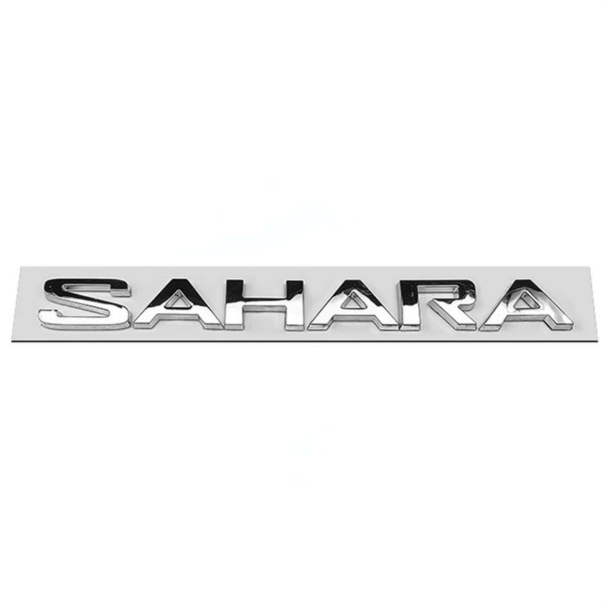 3D Metal Letters Car Fender Side Emblem Badge Rear Trunk Logo Stickers Auto Accessories Chrome Silver