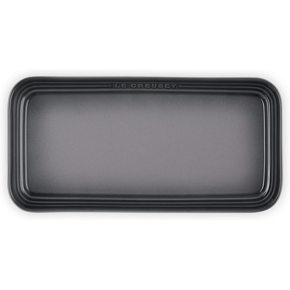 Le Creuset Plate 25cm Rectangular Flint Heat Resistant Microwave Oven Dishwasher