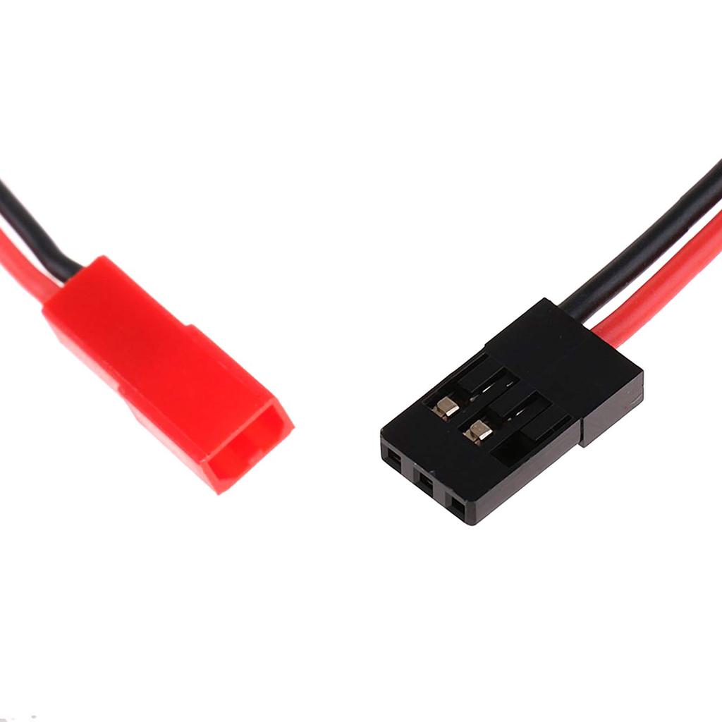 Pachet de 10 Cablu Adaptor Conector Receptor Servo JR Mascul la Mufă Femelă JST 10cm 20AWG pentru Mașină RC, Barcă FPV, LiPo, Mașină RC, Lumină LED, Ventilator de Răcire