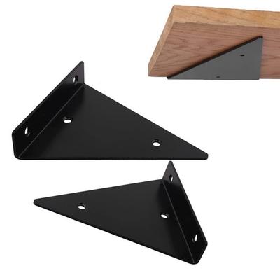 Wall Mounted Triangle Bracket 1pcs Black Furniture