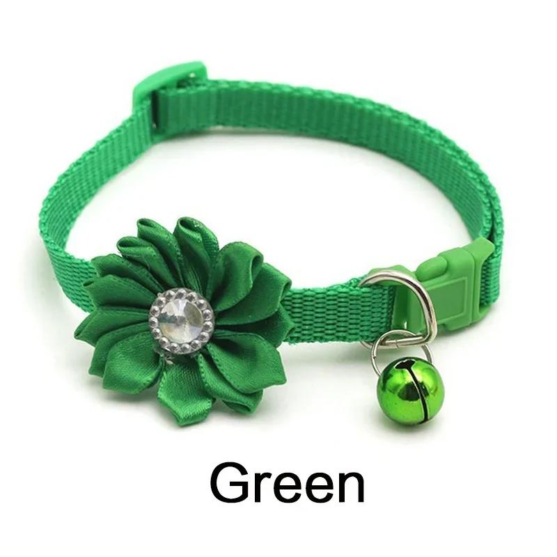 Colorful Cute Collar for Cats and Dogs Flower Bell Adjustable Collar with Bell Collar Pet Supplies 7 Colors Are Available