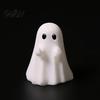 Halloween Tabletop Figurines 3Pcs Mini Ghost for Decorations, Resin Middle Finger And Miniature Ornaments Crafts Heart Tiered Trays Shelves