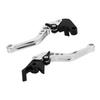 nakira Brake Clutch Lever Set CB650F CBR650F CB650R CBR650R (Silver)