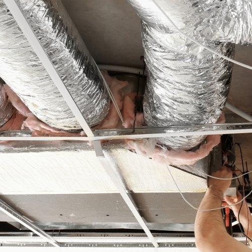 VEVOR Dryer Vent Hose, 203.2MM Insulated Flexible Duct 7.62M Long with 2 Duct Clamps