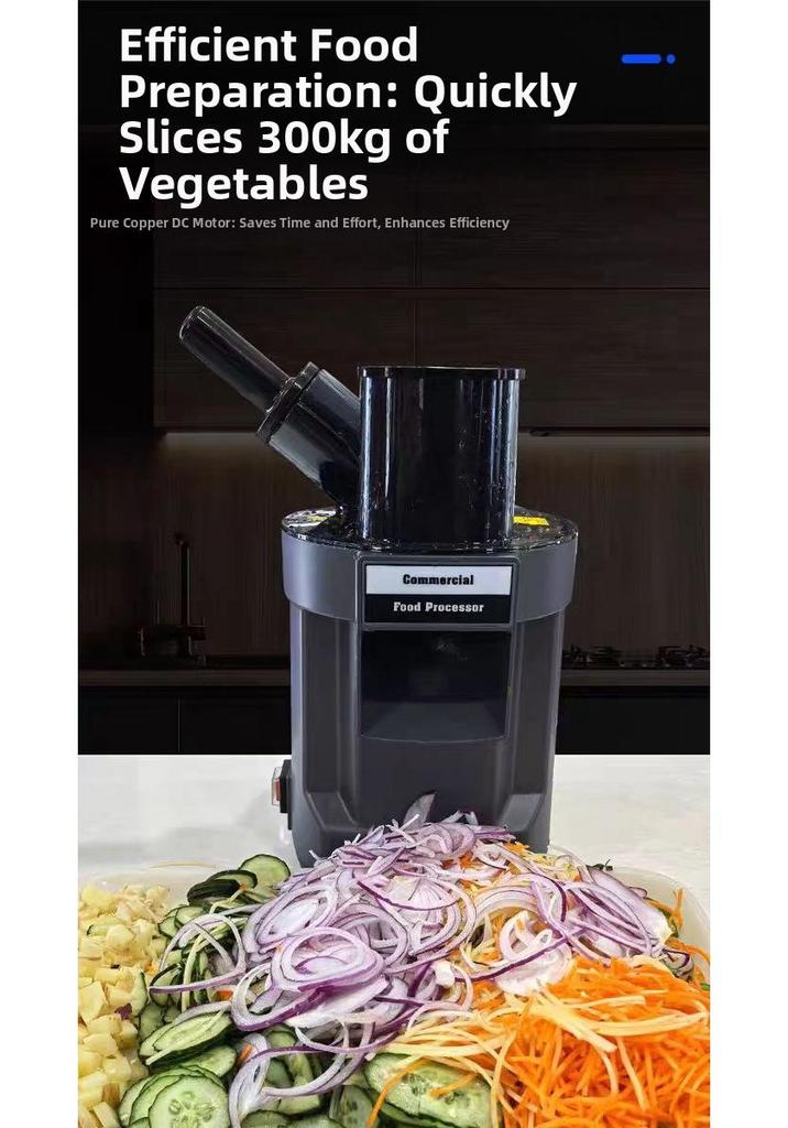 Multi-functional Electric Vegetable & Fruit Dicer and Slicer