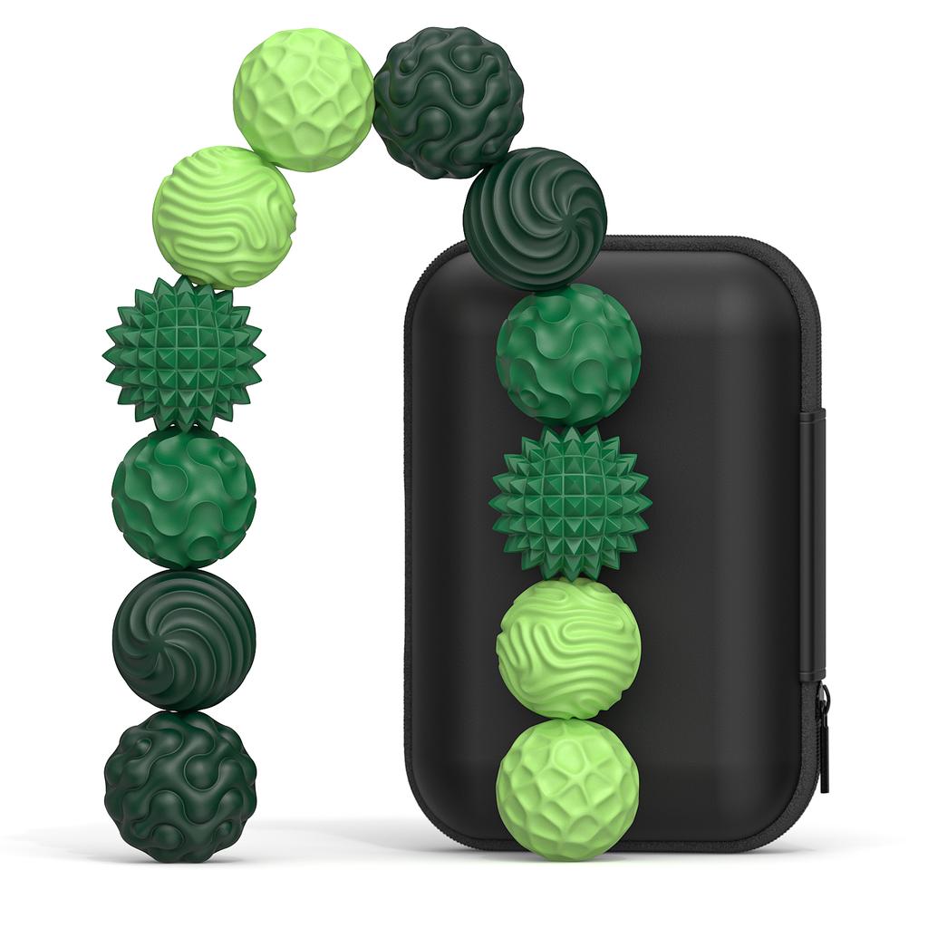 6/12pcs Magnetic Sensory Fidget Ball Toy, Attracting Stress Ball with Silicone Shell for Adults and Teens, Peace of Hands