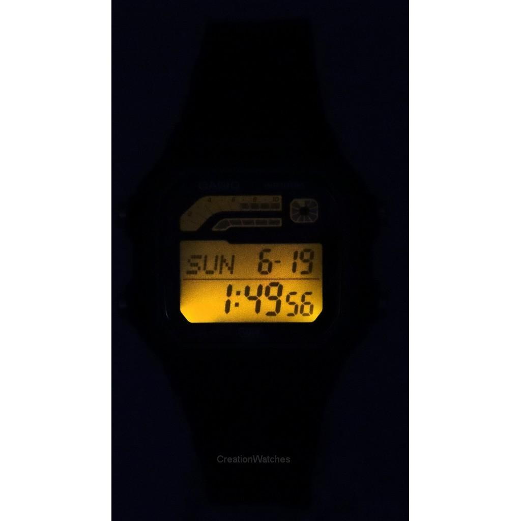 Casio Standardní digitální černý pryskyřičný řemínek Quartz WS-1600H-1A 100M pánské hodinky