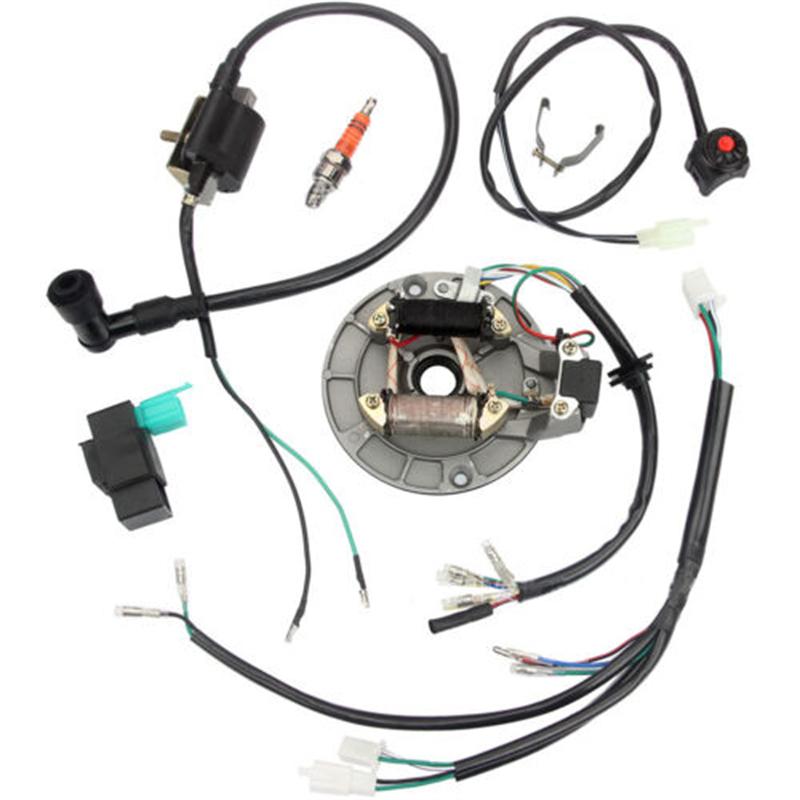 Wiring Harness Ignition Coil Magneto Stator For For 50cc 70cc 110cc 125cc 4 Stroke Dirt Bikes