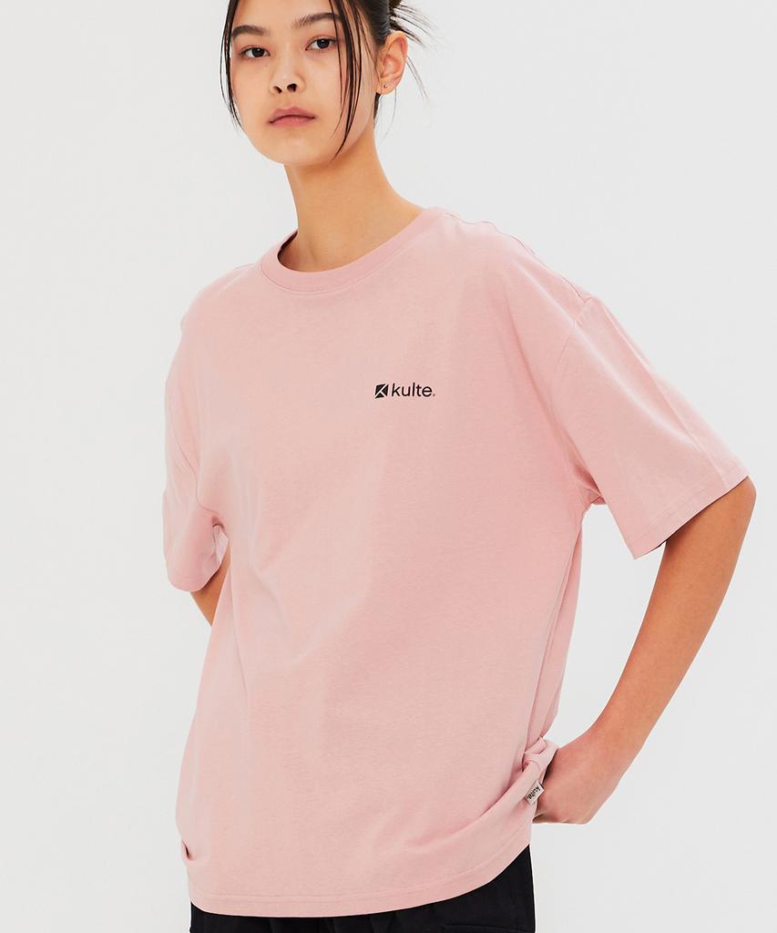 KULTE Gradation Icon T-Shirt Pink