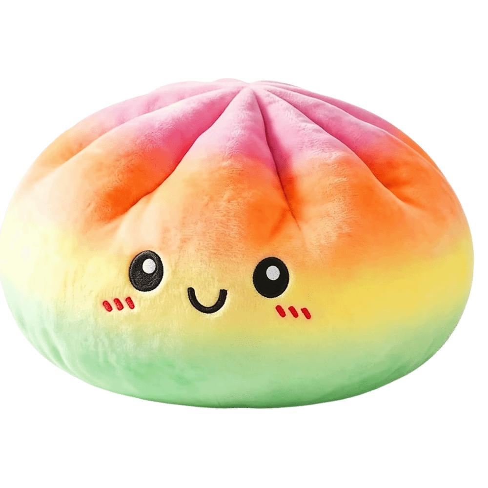 Giant Dumpling Big Stress Ball Plush Squeeze Dumpling Cushion Stuffed Bun Pillow  Kids&Adults Gift