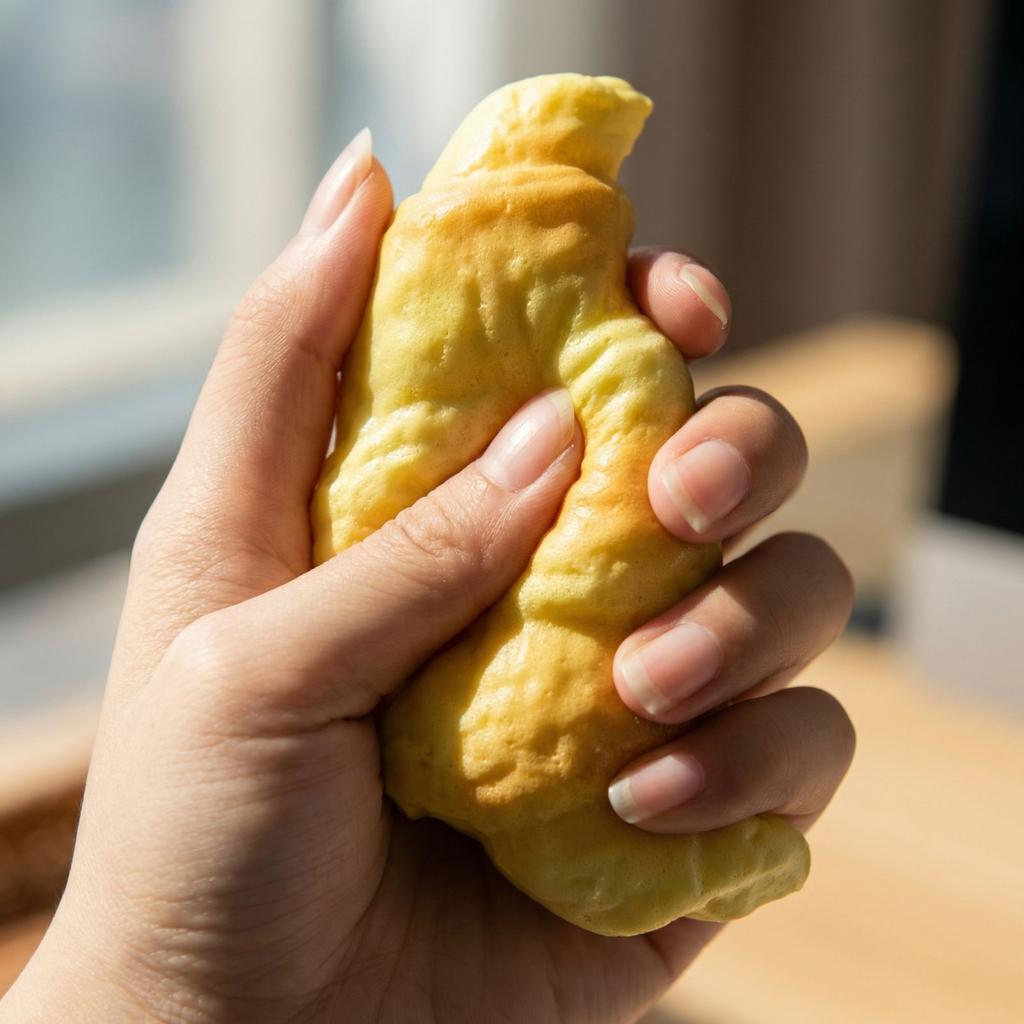 Simulated Bread Slow- Toy, Stress-relieving Finger Ball Toy Gift