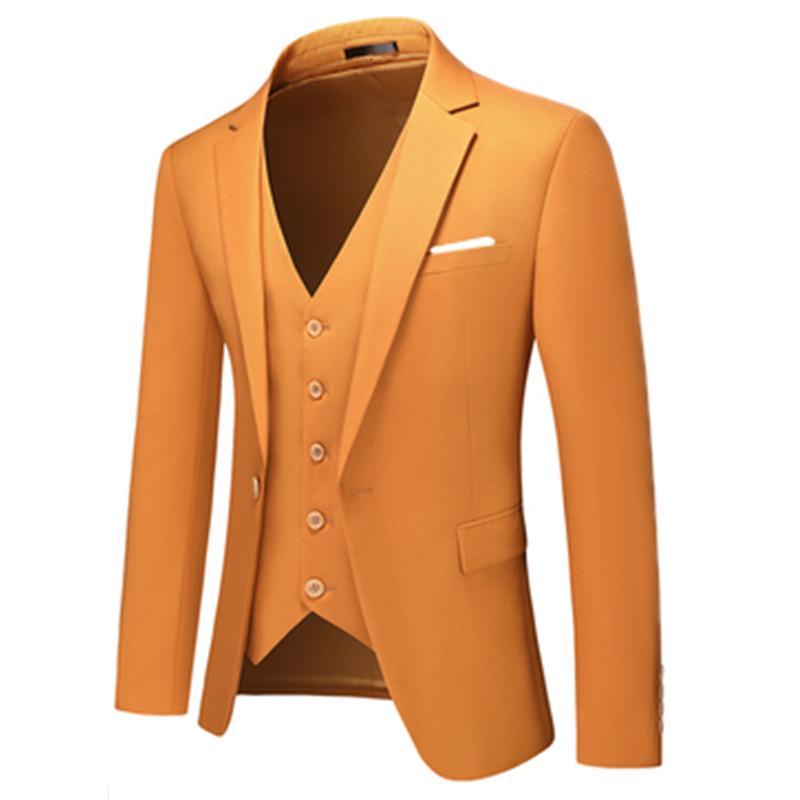 European Size Men's Slim Fit Blazer - Thickened Casual Suit, Korean Style