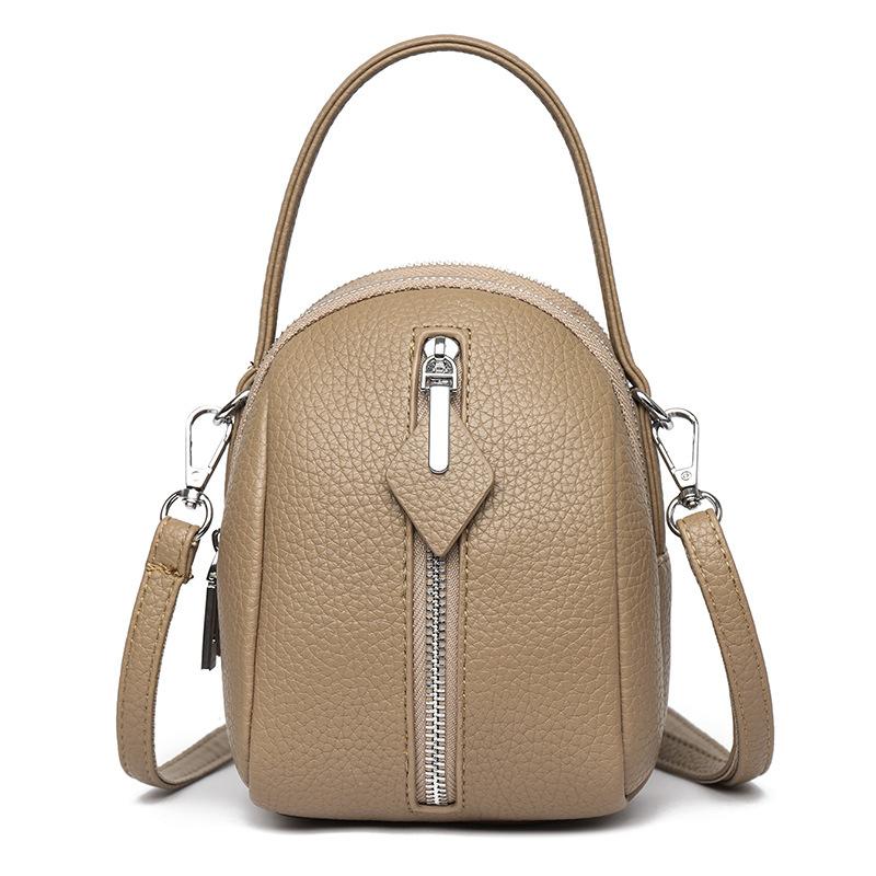 Nylon oblique span small bag, new casual large-capacity portable shell bag, shoulder mobile phone bag, versatile women's bag.