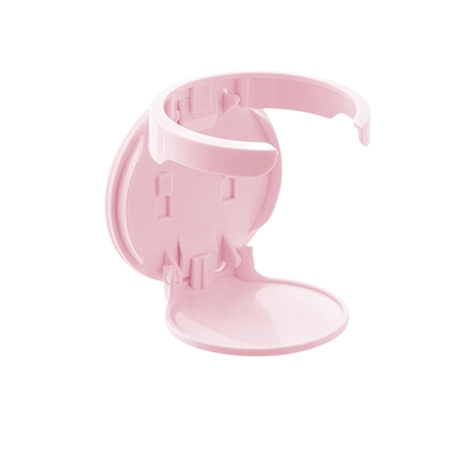 

Folding Cup Holder For Desks, Cabinets, And Cabinets; Water Cup Storage Rack For Home And Dormitory Use; No Drilling Required; Wall-mounted Rack. One Size рожевий