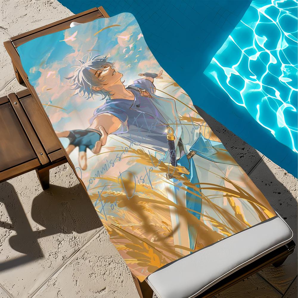 Videospiel Phainon H-honkai S-Star Rail Handtuch Strand Schnelltrocknend Weich Poolhandtücher Geschenk für Reise Fitnessstudio Dusche Camping Sport