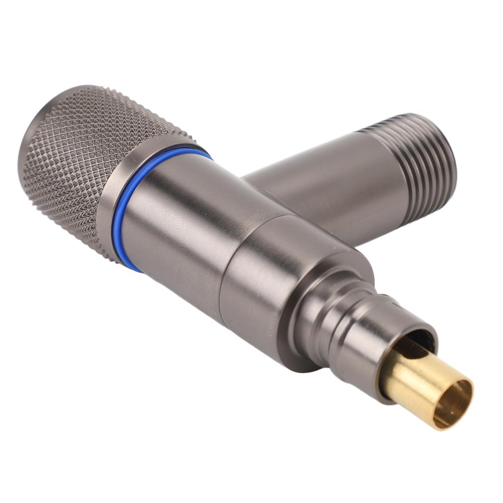 Washing Machine Hose Bibb Brass G12in DN15 Male Thread Inlet G38in Outlet Auto Off Single Cold