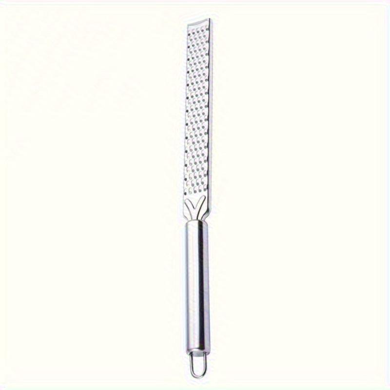 Long Handle Lemon Zester & Cheese Grater - For Citrus, Chocolate, Cheese. Ideal for Kitchen & Outdoor Use.