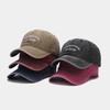 New Street Fashion Letter Embroidery Baseball Cap for Men and Women Couples Versatile Face Small Soft Top Cap Tide