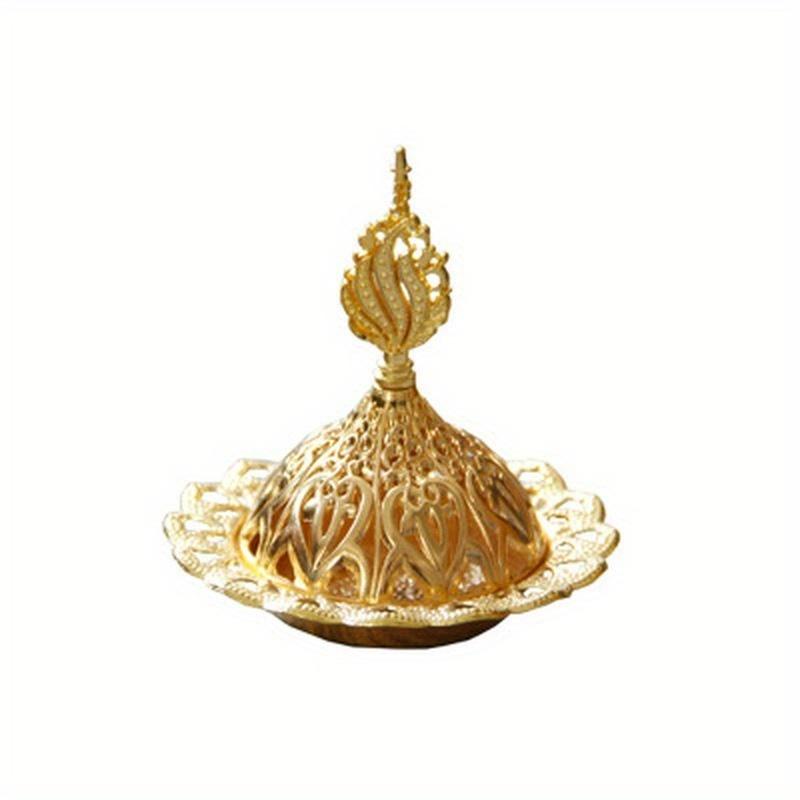 Vintage Metal Incense Burner Censer Portable Buddhism Incense Holder Home Censer Office Home Decor