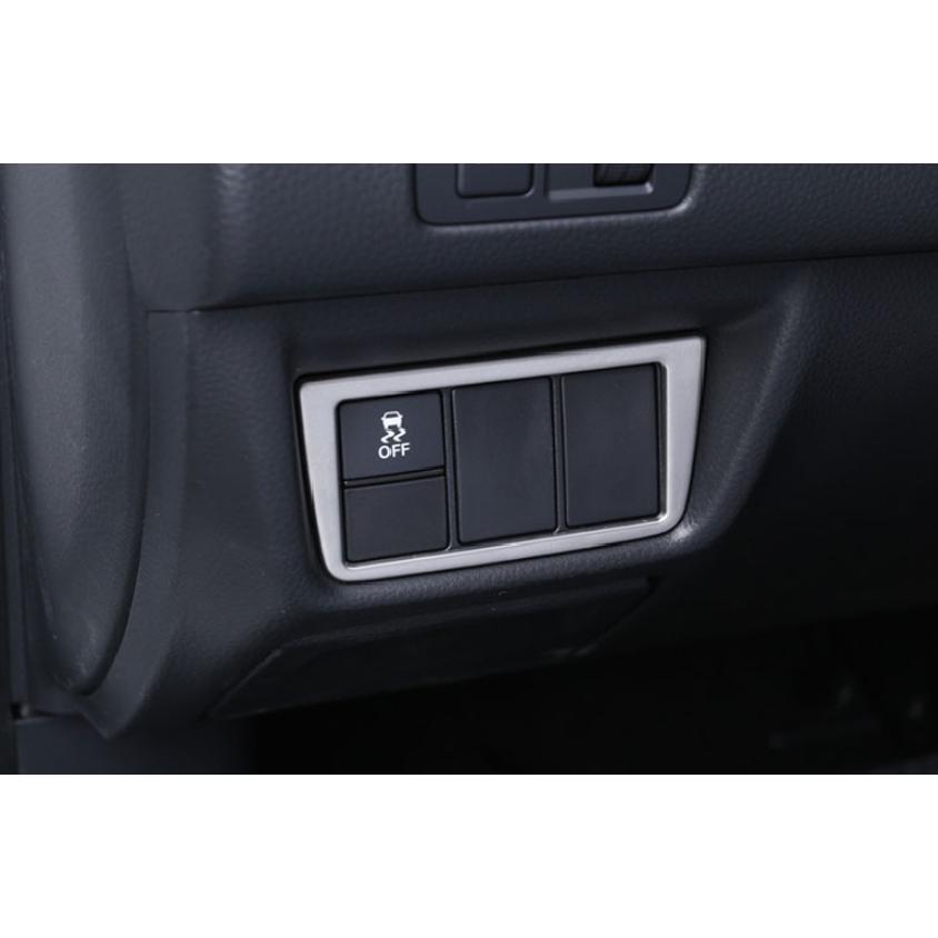 For Honda Accord 2018 - Silver Steel Headlight Switch Control Frame Trim