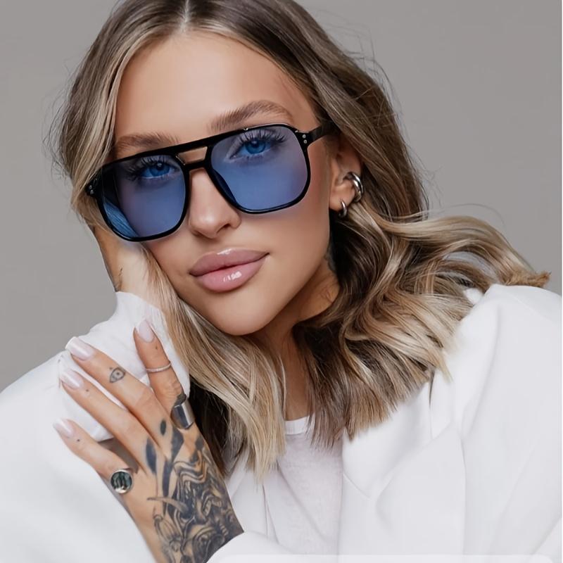 5pcs Pack Square Sunglasses Women Men UV Resistant Oversize Framed Fashion Sun Glasses Durable Eyewear