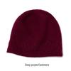 Autumn/Winter 100% Cashmere Velvet-Lined Wool Knit Hat