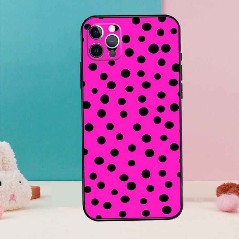 Polka Dots Art Phone Case For iPhone 17 Air 16 15 14 13 12 11 Pro Max 12 13 mini 15 16 Plus 16e Cover Coque