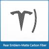 ZFX1 Metal Alloy Car Front Hood Emblem Rear Trunk 3D Sticker for Tesla Model 3 ModelY Replacement Badge Decoration Accessories