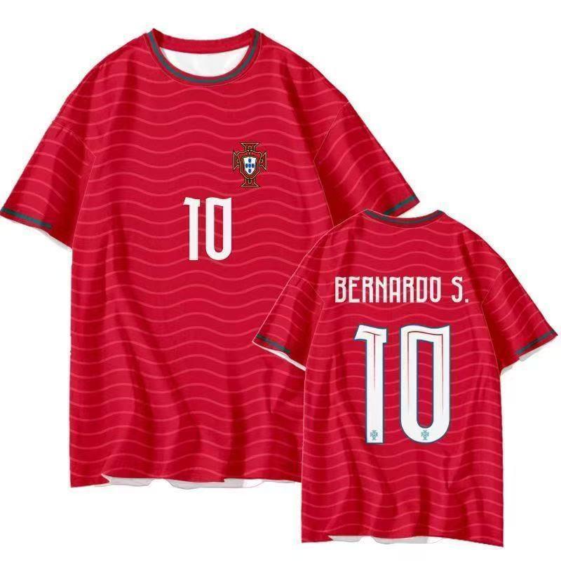 2026 Portugal National Team Home Jersey - Cristiano Ronaldo, Bruno Fernandes, João Félix, Pepe Fan Edition L