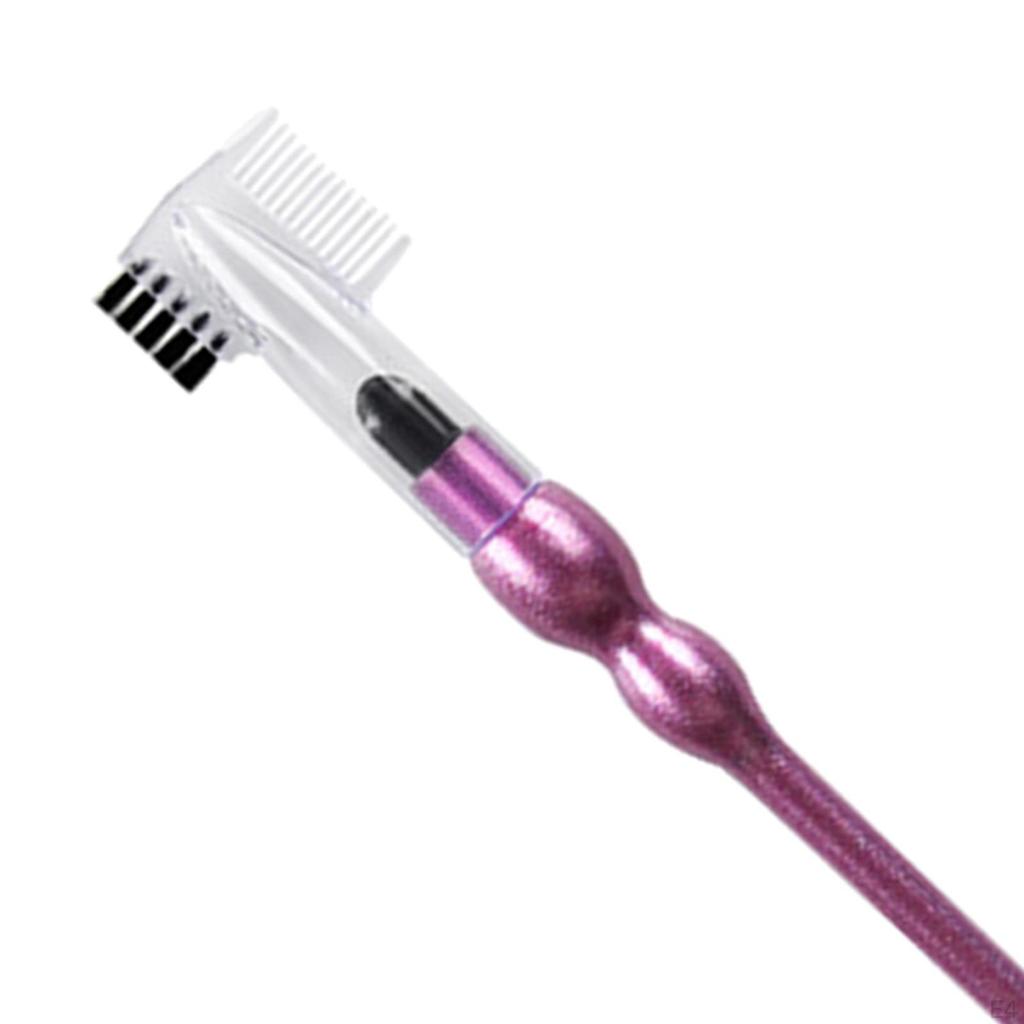 Double Eed Eyebrow Brush Comb Portble Dul Lsh Eye Brow Spoolie for Eyelsh